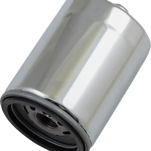 Alyvos filtras chromuotas su veržle M8 DRAG SPECIALTIES Alyvos filtras chromuotas su veržle 99-24