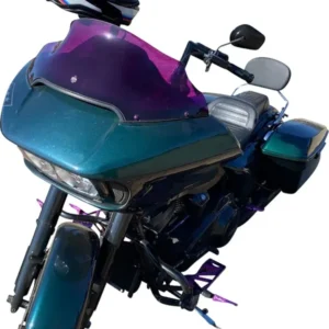 Priekinis stiklas FLTR - 2015+ - FLARE WINDSHIELD - 9" SPORT - KOLOR - PURPLE