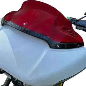 Priekinis stiklas FLTR - 2015+ - FLARE WINDSHIELD - 9" SPORT - KOLOR - RED