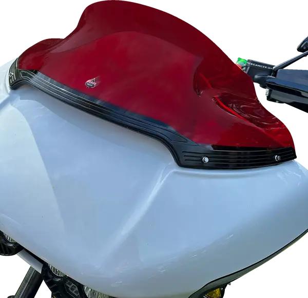 Priekinis stiklas FLTR - 2015+ - FLARE WINDSHIELD - 9" SPORT - KOLOR - RED