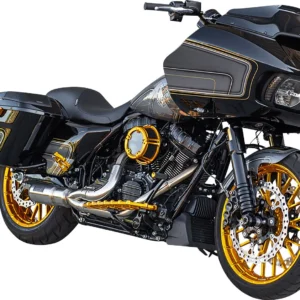 Šakės vamzdis 49 mm, auksinis, 22-7/8 colio