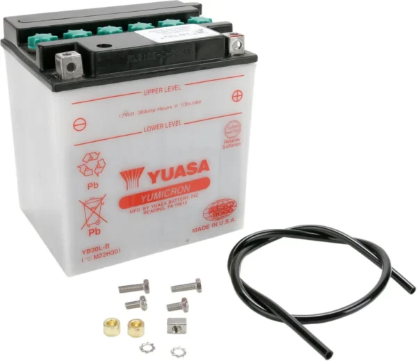Akumuliatorius BATTERY YUASA HD DRY YB30L-B