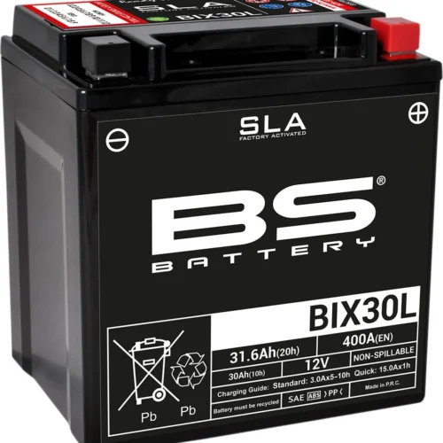 SLA gamykloje aktyvuotas AGM akumuliatorius BATTERY BS BIX30L SLA