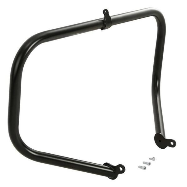 Black Front Highway Engine Crash Bar Fit For Harley Davidson Touring  09-24