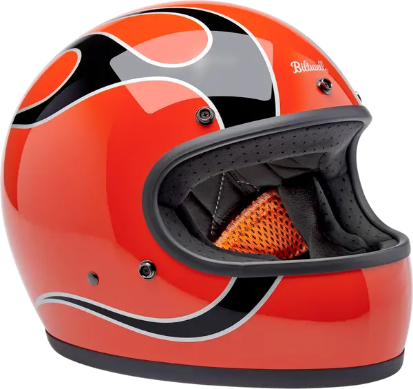 BILTWELL Gringo Flames Helmet