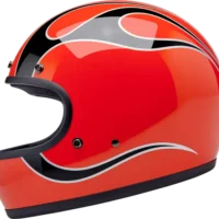 BILTWELL Gringo Flames Helmet