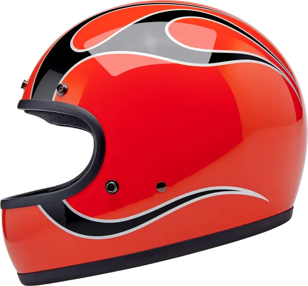 BILTWELL Gringo Flames Helmet