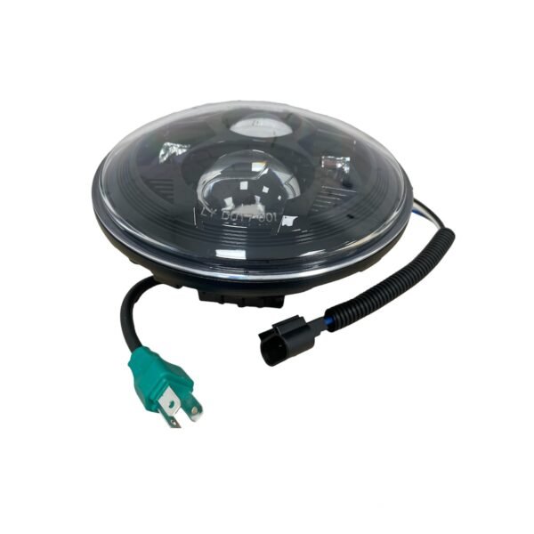 LED Headlight Black 7″ Inch For Harley Davidson