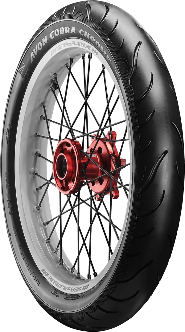 R21-Front Cobra Chrome AV91 Tire CC AV91 130/60B21 63V TL