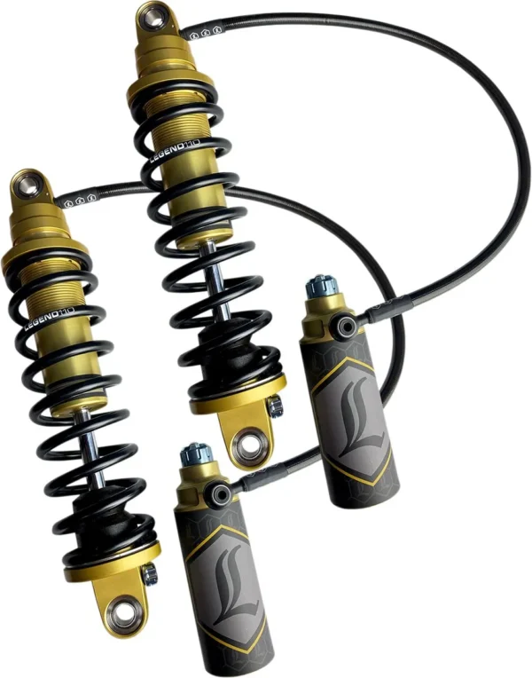 ec5bb8bacf4c6f5dbc9a420bb834b1d1 LEGEND SUSPENSION SHOCKS REVO-ARC REMOTE 13-Inch" FLH 14-26 GOLD