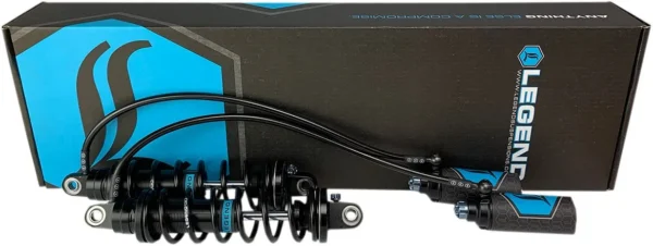 fba4968f75b72f8d7c621af82c1807f4 LEGEND SUSPENSION SHOCKS REVO-ARC REMOTE 13" FLH 14-24 BLACK 13-Inch